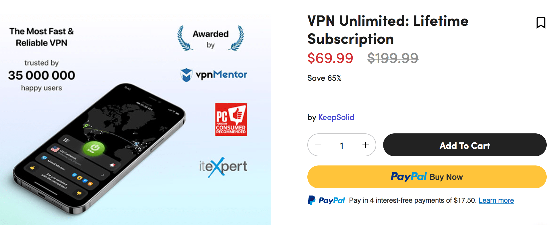 Lifetime VPN Subscription Fake Deal