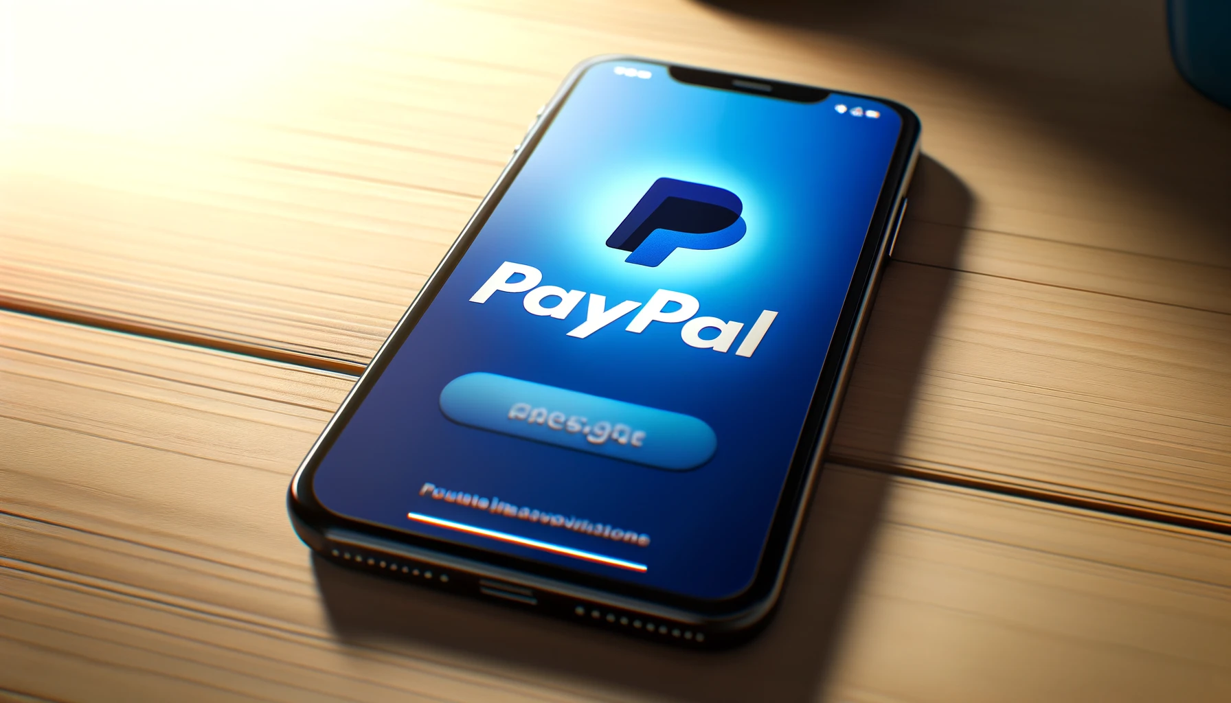 PayPal in iGaming - PayPal logo on a smartphone screen