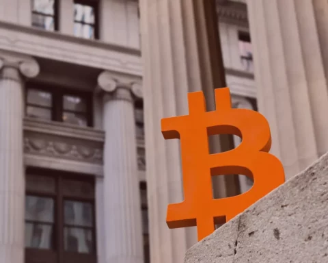 Bitcoin Logo outdoor